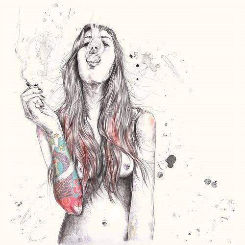 500x500 Smoking Weed Drawings Tumblr