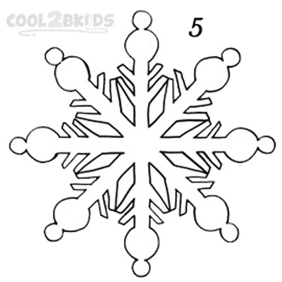 400x400 How To Draw A Snowflake (Step By Step Pictures) Cool2bkids