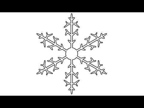480x360 How To Draw A Snowflake In Adobe Illustrator 1