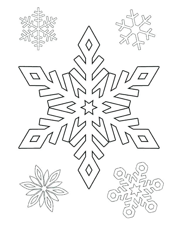 600x775 Snowflake Coloring Pages Snowflake Coloring Pages Snowflakes