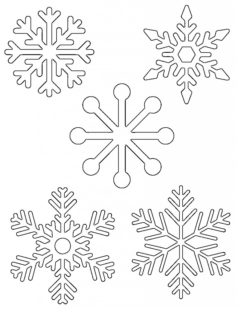 791x1024 Snowflake Drawing Template Thatswhatsup