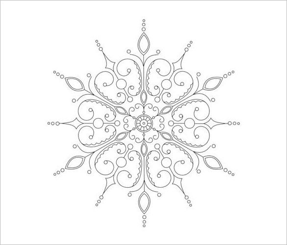 585x500 Snowflake Templates Free Word, Pdf, Jpeg, Png Format
