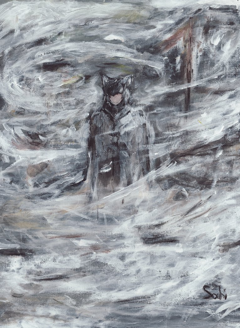 766x1044 Shadow In The Snow Storm By Restel