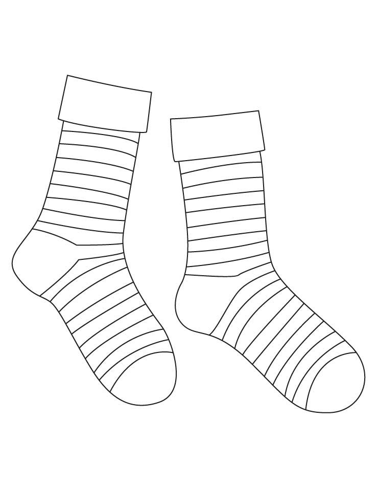 Sock Technical Drawing at GetDrawings | Free download