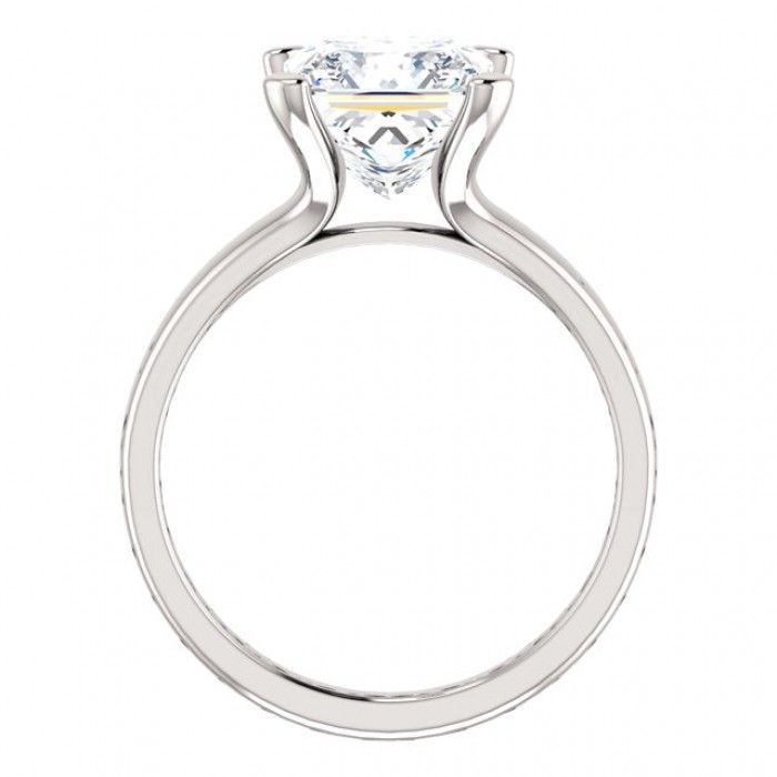 700x700 Pincess Cut Diamond Engagement Solitaire Bridal Set Squares