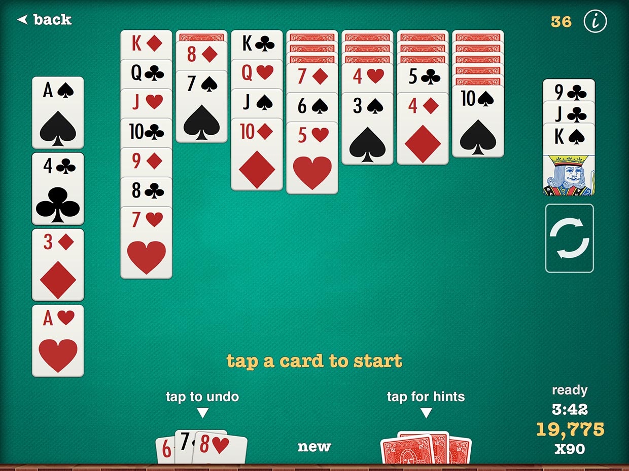 1240x930 Solitaire + By Finger Arts For Iphone And Ipad Review Imore