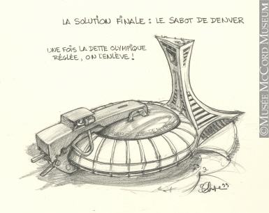 385x306 M998.51.176 Olympic Debt The Final Solution Drawing, Cartoon