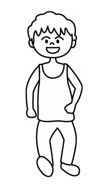 215x382 How To Draw A Son, Easy Step By Step Drawing Tutorial