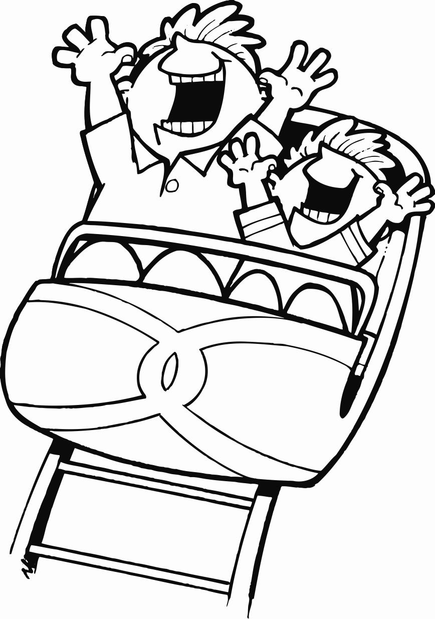 868x1235 Dad Son Roller Coaster Printable Image Illustration Sketch For Dad