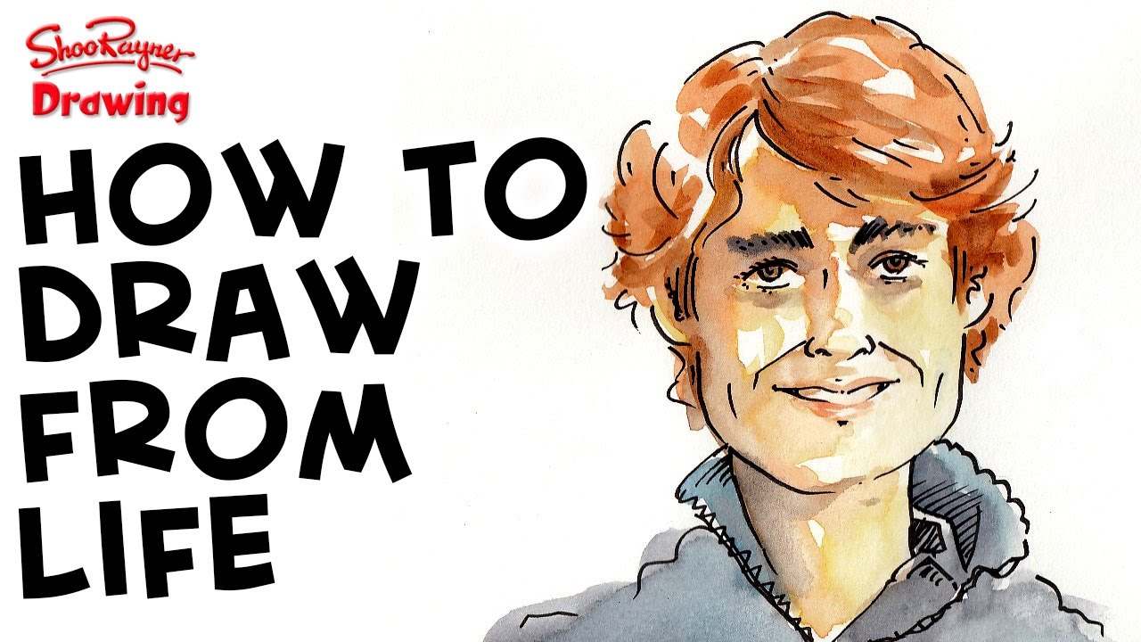 1280x720 Live Drawing My Son's Portrait