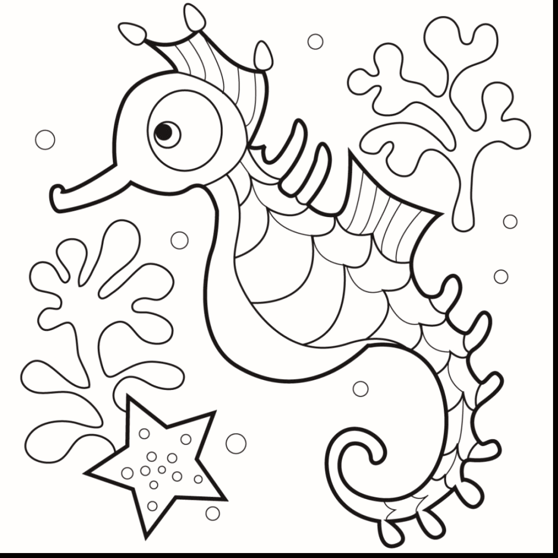 1126x1126 Underwater Animals Coloring Pages Unique Best Song The Sea Shop
