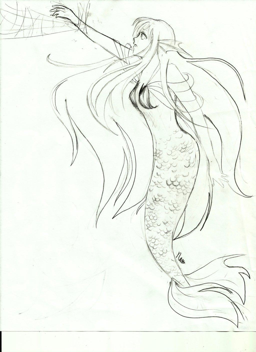 1024x1408 A Sea Maiden's Song By Stardustmiko