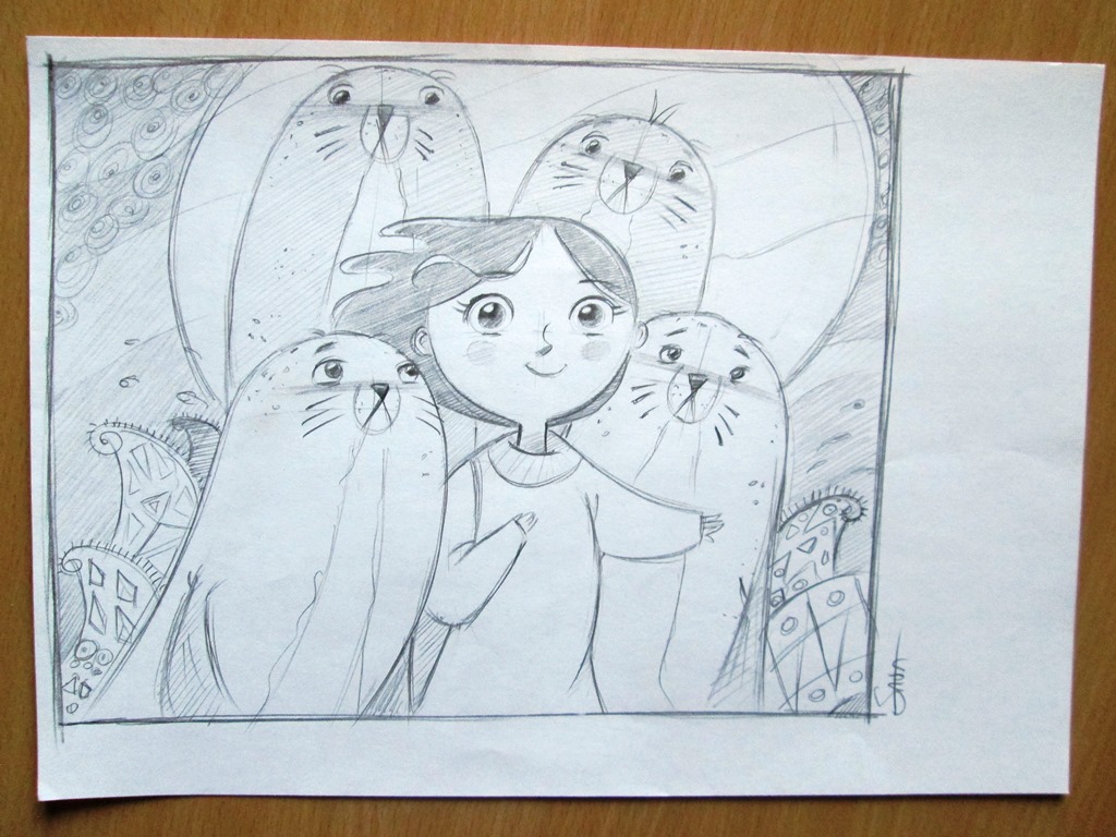 1024x768 Song Of The Sea Drawing By Savaper