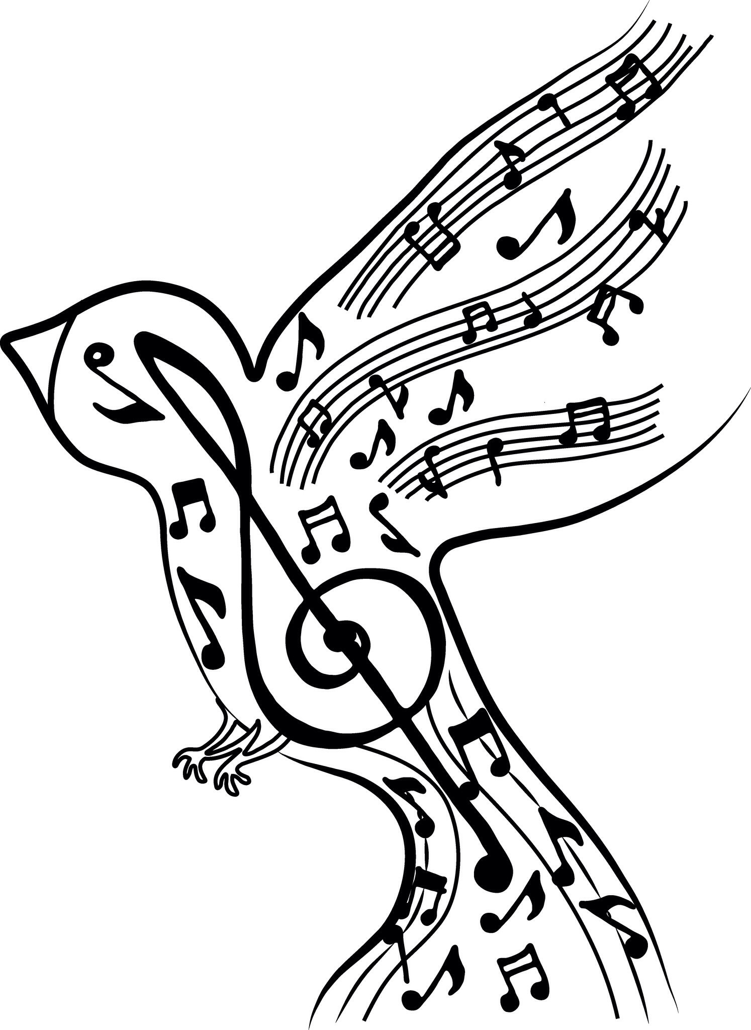 1494x2048 Song Bird Illustration Michael Adedokun