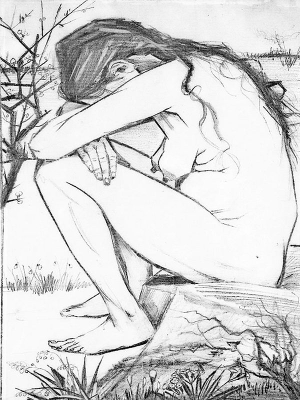 600x800 Sorrow After Vincent Van Gogh Art Print By Tracey Harrington Simpson