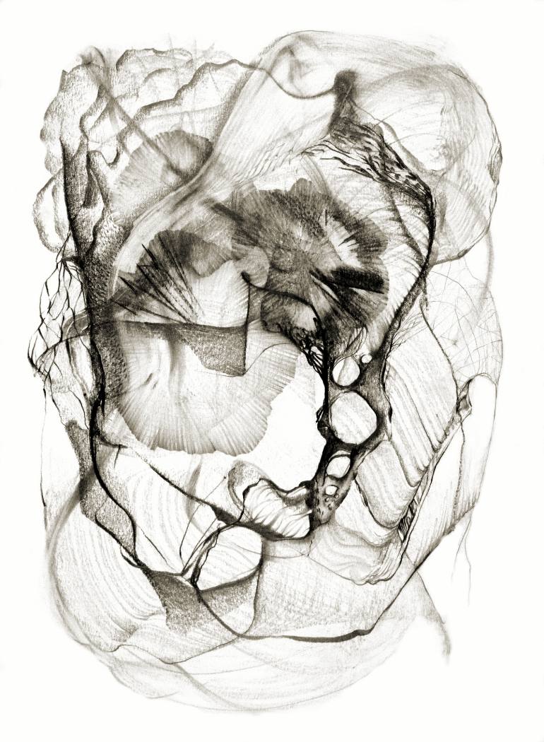 770x1050 Saatchi Art Sorrow Drawing By Genevieve Leavold