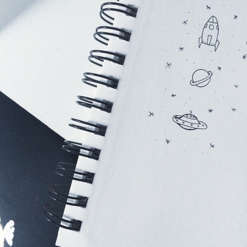 Space Aesthetic Drawing at GetDrawings | Free download