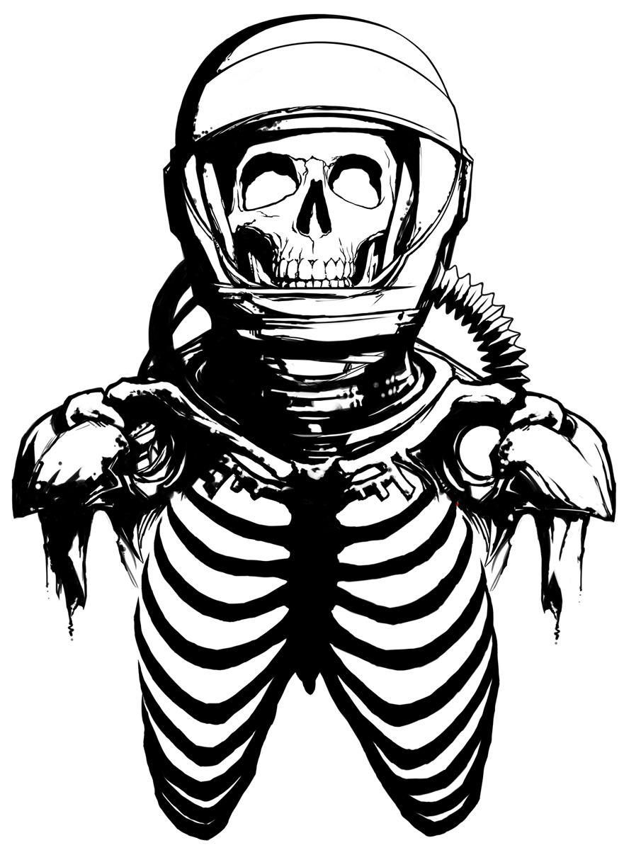 881x1200 Skeletons In Space