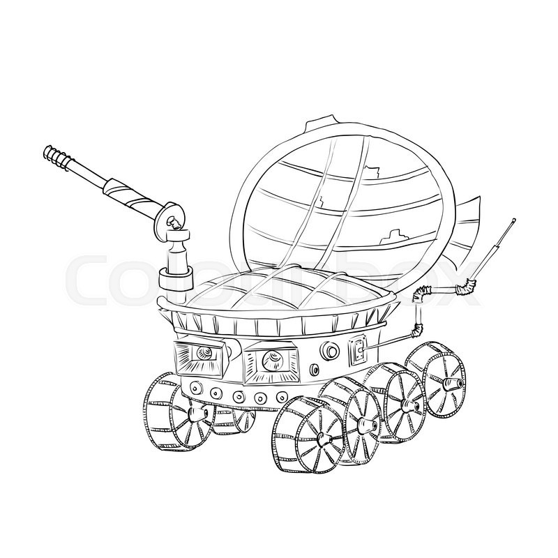 800x800 Rover Black Outline Logo Is Made In A Fashionable Cartoon Style