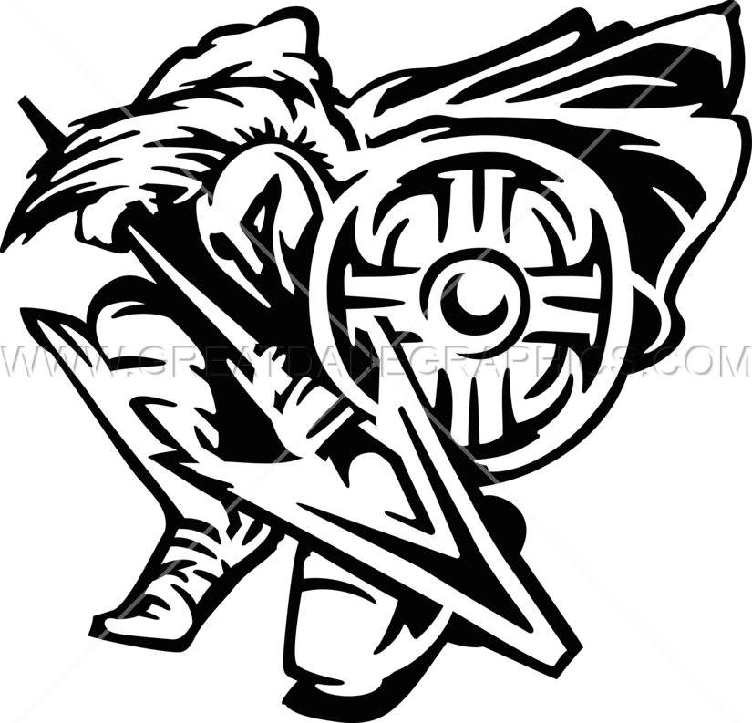 825x793 Spartan Warrior Production Ready Artwork For T Shirt Printing