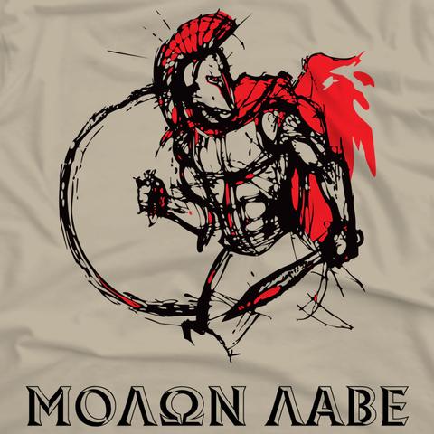 480x480 Spartan Warrior Molon Labe Shirt