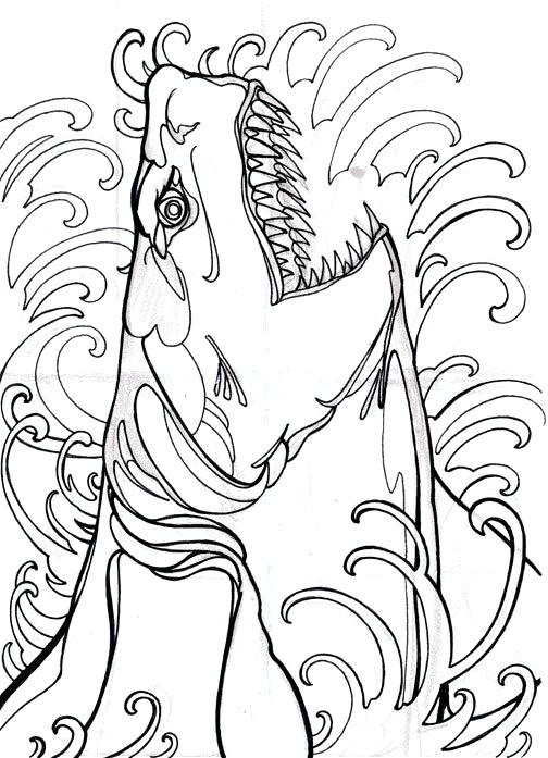 504x697 Special Megalodon Coloring Page Drawing And Sh