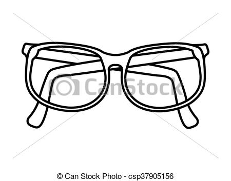 450x353 Glasses Concept. Optical Instrument Icon. Vector Graphic. Optical