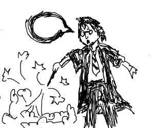 300x250 Harry Potter Casting A Spell