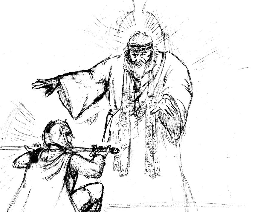 900x709 Bless Spell Sketch By Diesellaforce