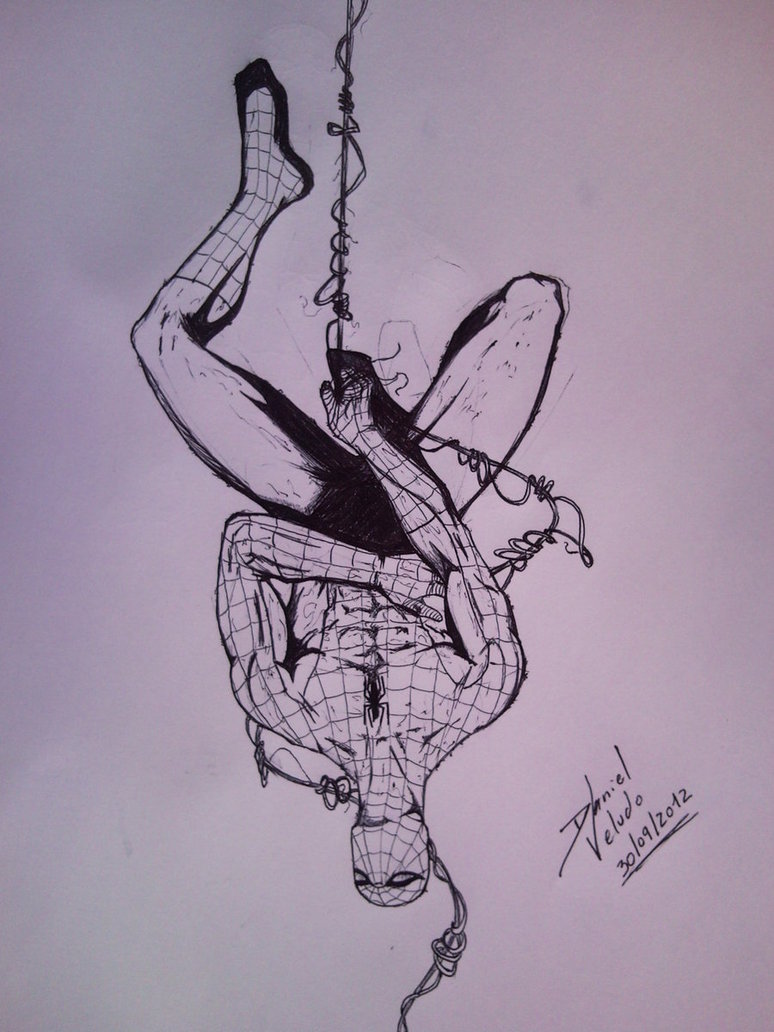 774x1032 Spider Man Hanging By A Thread By D Architect