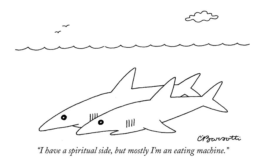 900x564 I Have A Spiritual Side By Charles Barsotti