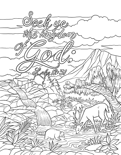 394x507 Luke 1231 Coloring Page