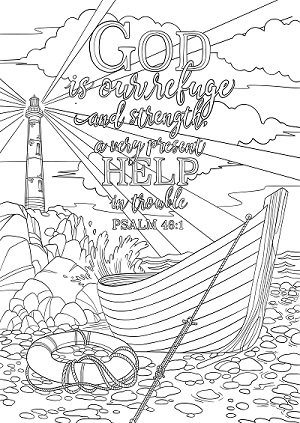 300x423 Psalm 461 Coloring Page