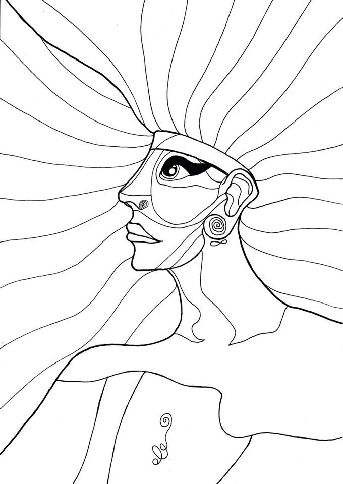 680x960 Spiritual Drawing Lt3 Esuda Illustration Amp Collage