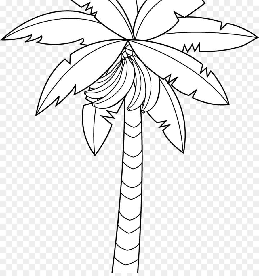 900x960 Banana Split Coloring Book Drawing Clip Art