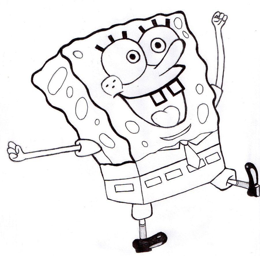 Spongebob Drawing Comes To Life at GetDrawings | Free download