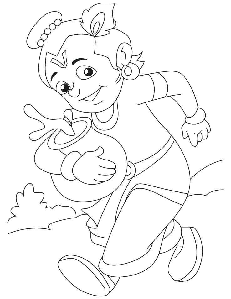 738x954 Lord Krishna Coloring Pages The Sprinter Coloring Pages Lord