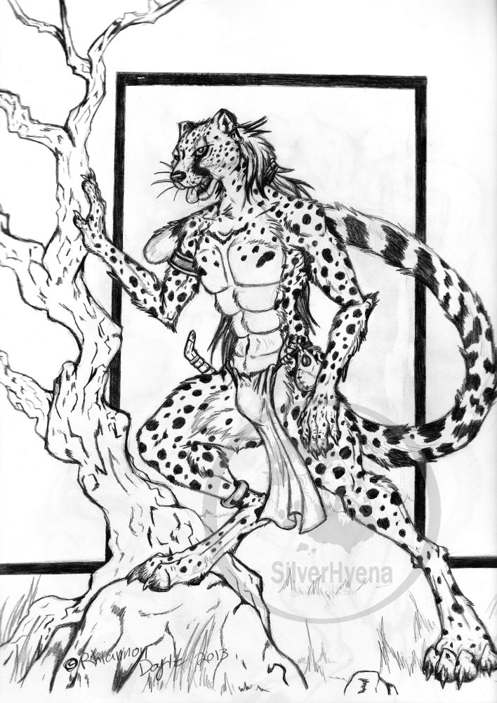 708x1000 Cheetah Sprinter (Sketch) By Thesilverhyena