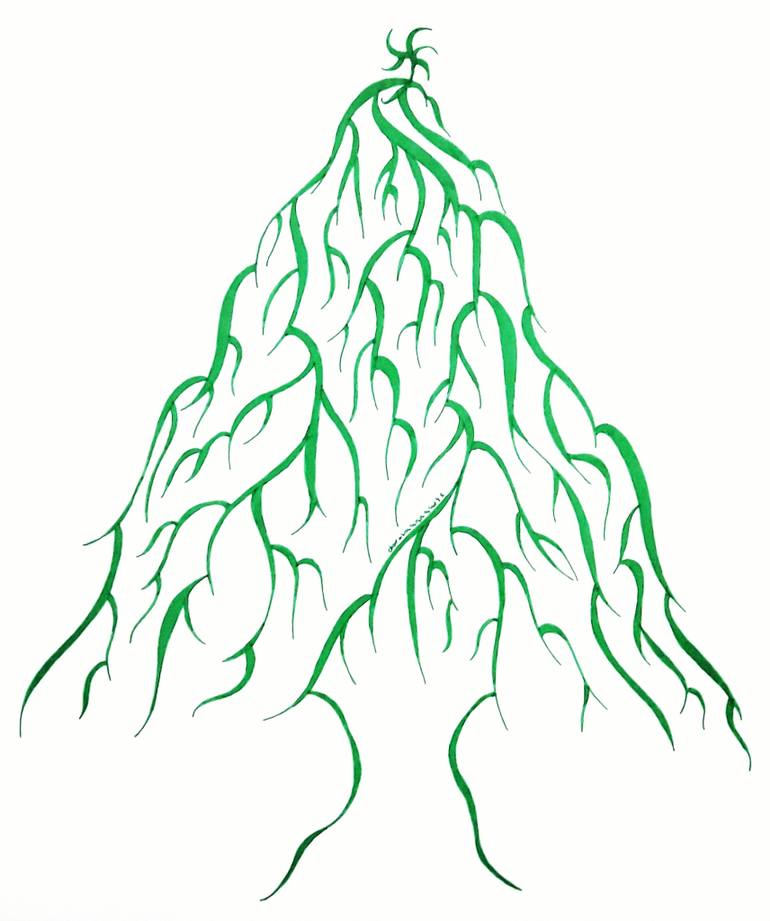 770x921 Saatchi Art Spruce Drawing By Dorota Anna Undrych