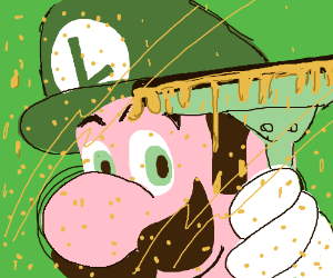 300x250 Luigi With A Squeegee