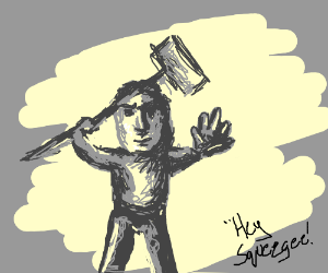 300x250 Saying Hi To Death By Squeegee