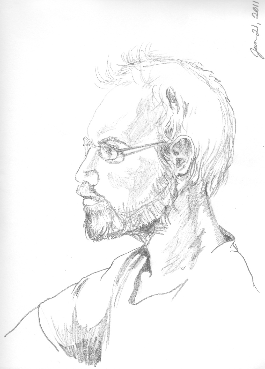 1024x1427 Sketch A Day 2011 Jan. 21, 2011