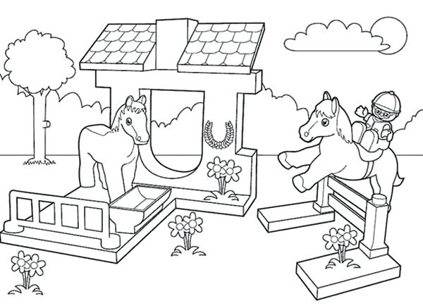 600x434 Stable Coloring Page Baby Jesus In Manger Coloring Pages