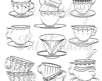 340x270 Stacked Teacups Etsy