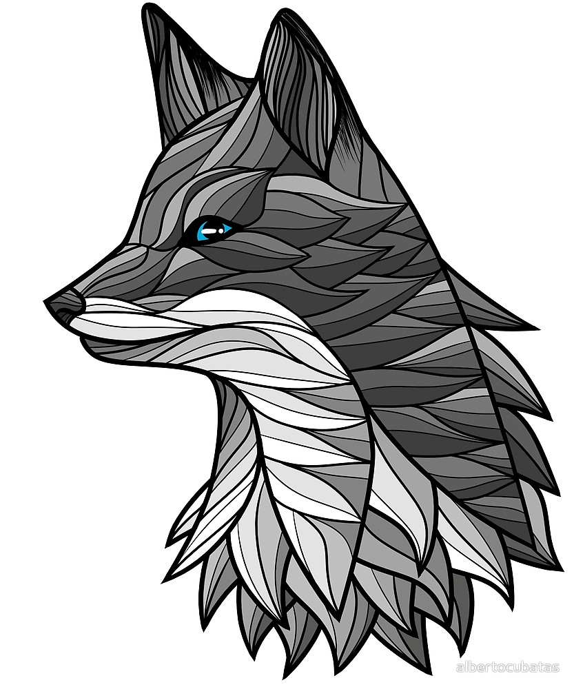 833x1000 Stain Fox Tattoo By Albertocubatas Redbubble