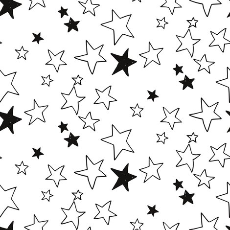 470x470 Black Amp White Stars Wallpaper