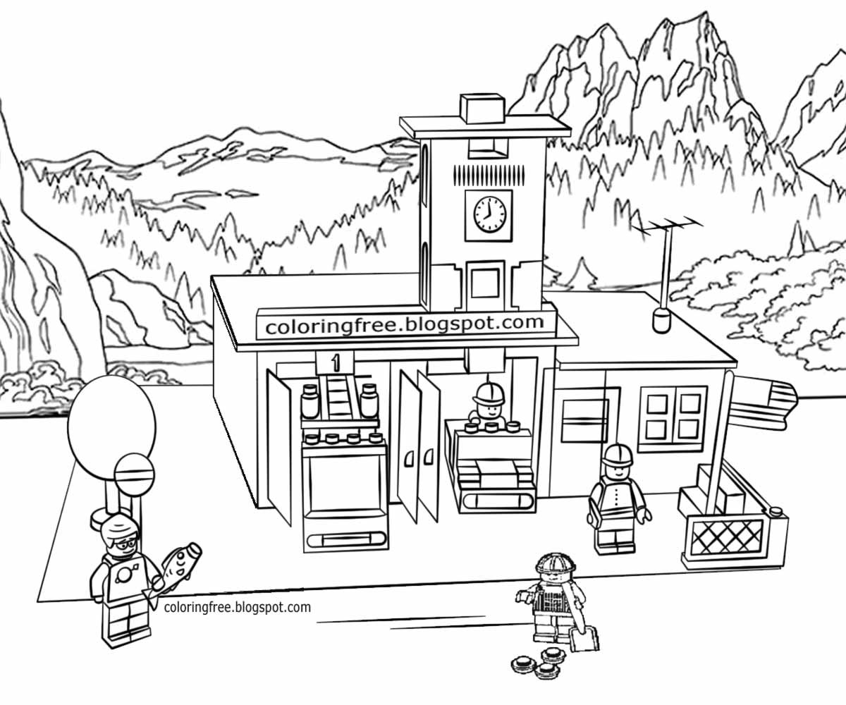 1200x1000 Fire Station Drawing At Getdrawings Com Free For Personal Use