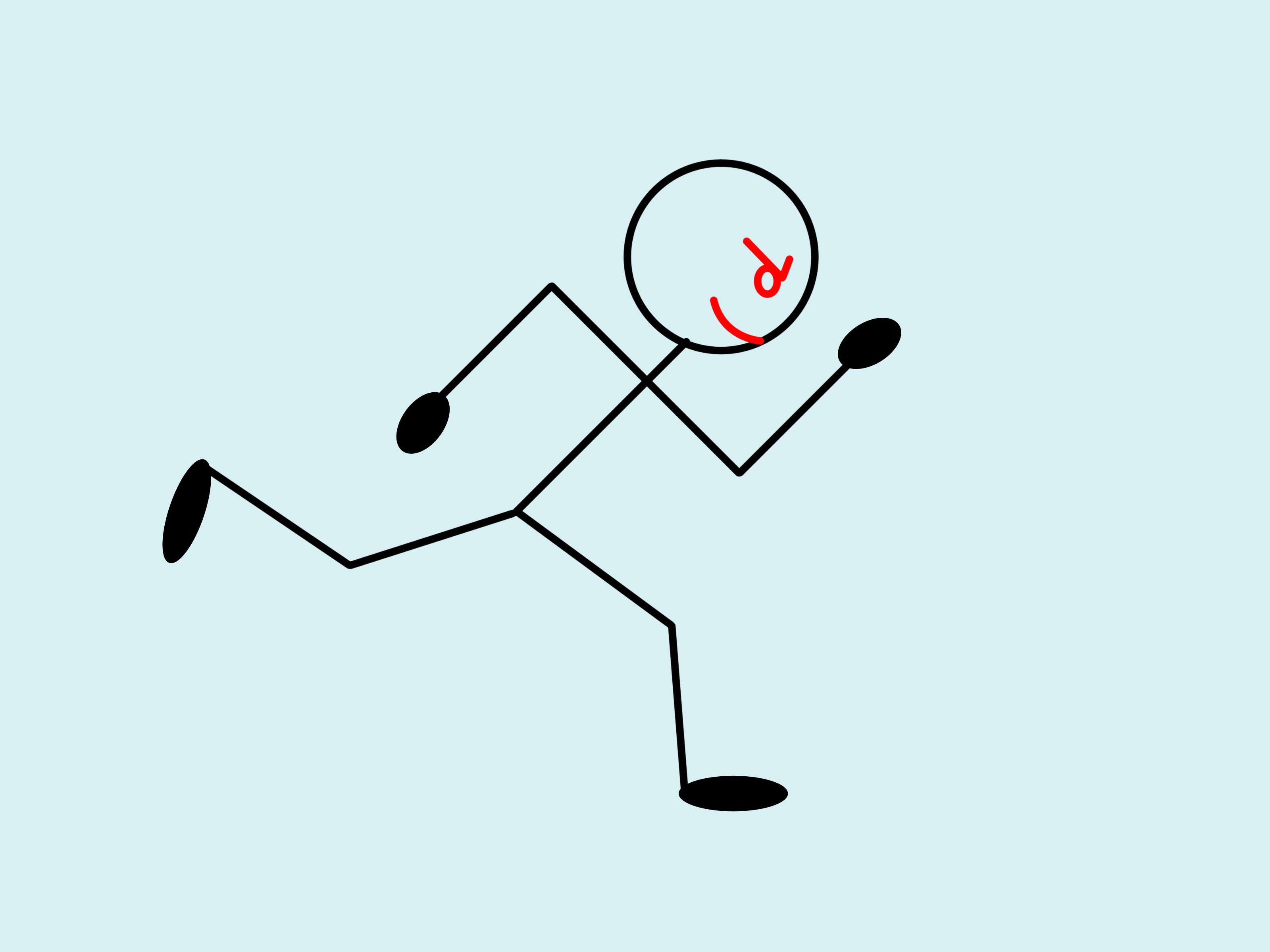 3200x2400 Collection Of Stick Man Running Drawing High Quality, Free