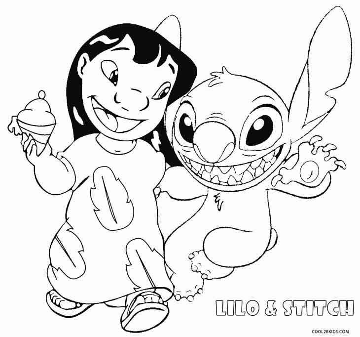730x682 Printable Lilo And Stitch Coloring Pages For Kids Cool2bkids