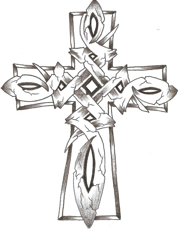 736x948 Pictures Of Crosses To Color Stone Cross By Iron Cross Pictures